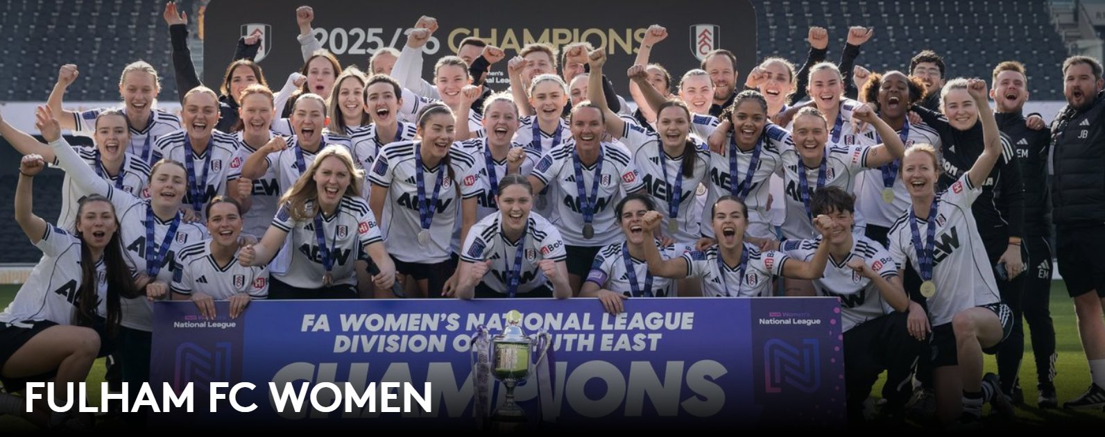 Fulham Women FC 2025/26 Champions